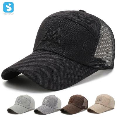 China COMMON Embroidery 6 Panel High Quality Custom Hats Gorras Baseball Cap Sports Empty Mesh Trucker Hat for sale