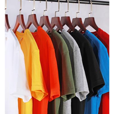 China Custom Anti-Wrinkle Sublimation Clothing Mix Color Heavyweight 200GSM Plain Oversize Short Heavy Cotton Universal Sleeve T-Shirt for sale