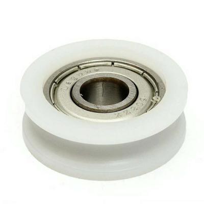 China Traditional Deep Groove Plastic Pulley Window Wheels For Sliding Door Roller for sale