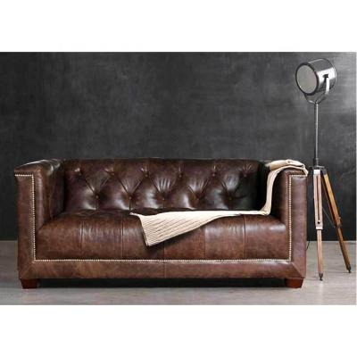 China New Design Extendable Vintage Living Room Furniture Leather American Style Sofa for sale