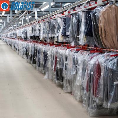 China Laundry Shops Automated Laundry Hanger Equipment Casino Business Garment Hotel Uniforms RFID Self Service Machine with Factory Price for sale