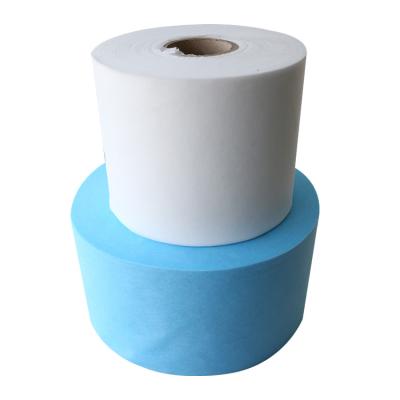 China Anti-bacteria Factory Sales SMS/SMMS/SSMMS Nonwoven Fabric Roll Spunbond Nonwoven Fabric for sale