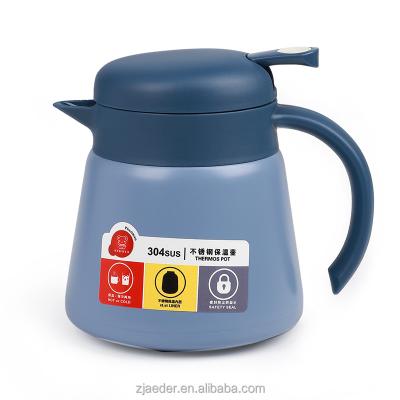 China 0.6L 0.8L 1.0L Teapot Stainless Steel Vacuum Coffee Thermal Carafe Insulated Tea Carafe for sale