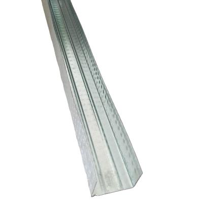 China Contemporary 0.35mm Track /Stud /Omega Galvanized Stee Ceiling Grid Gypsum Channel Suspended Ceiling System Metal Keeling For Installation for sale