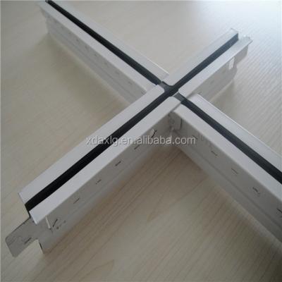 China Galvanized FUT width edge black line ceiling t-grids/t-bar/t-system for sale