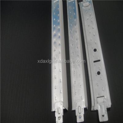 China ceiling suspended flat t-bar/false steel ceiling size E-89/ceiling t-bar for sale