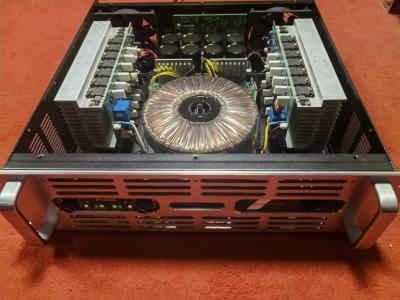 China 2 Channel Stage Power Amplifier for Karaoke with 2 X 450W Output and Cooling System for sale