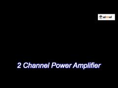 xl1300 2 ch output power amplifier black with binding post outputs