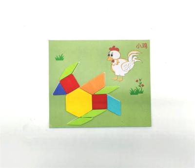 China Amazon Custom 3D Puzzles Cartoon Baby Kids Wooden Hot Selling Wooden Animals Brain Teasers Toys Wooden Educational Wooden Children Puzzles for sale