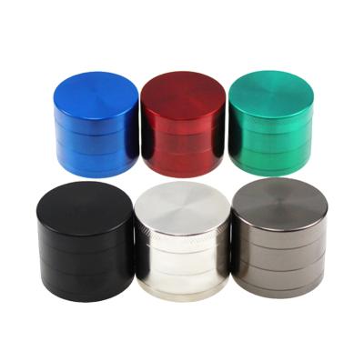 China Wholesale High Quality Zinc Herb Grinding Alloy 40mm Tobacco 4 Parts Colorful Herb Grinder Metal Tobacco Herb Grinder for sale