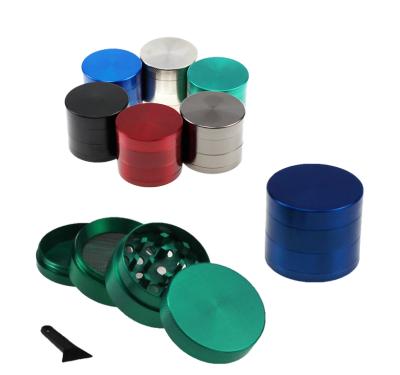 China Wholesale Smoke Willthy Grinders Smoke Herb Grinder 40mm 4 Parts Aluminum Alloy Grinding for sale