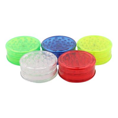 China Portable Smoking Accessories 60mm 3 Layers Smoke Tobacco Logo Plastic Herb Grinder Herb Custom Made In Stock Grinders for sale