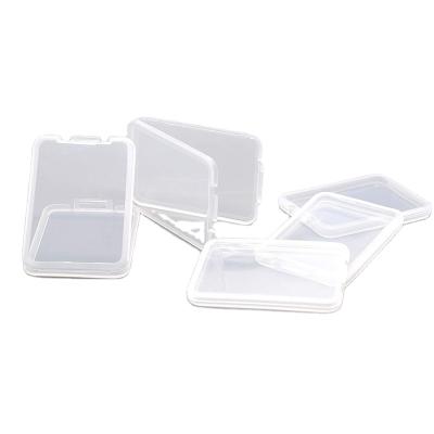 China Wholesale Custom Disposable Plastic Packaging Box Slim Shine Boxes Clear Plastic Concentrate Wax Container SD Card for sale