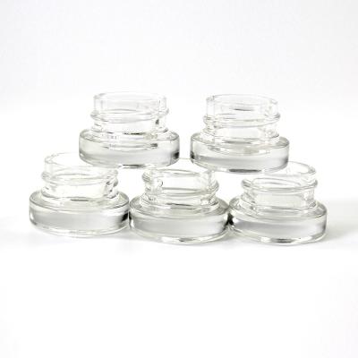 China Viable Wholesale 5ml Eye Cream Glass Concentrate Jar Custom Packaging Containers for sale