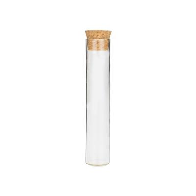 China Custom Daily Life Label Pre-Rolled Common Tube Packs With Cork Glass Pre Roll Glass Test Tubes for sale