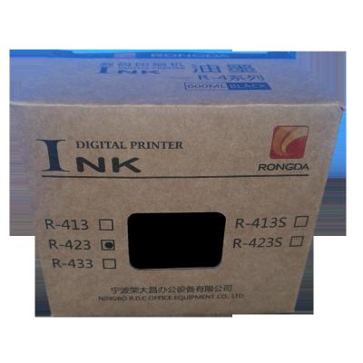 China Selling Rongda R-423 best durable using inkjet printing ink printer dye ink R-423 for sale