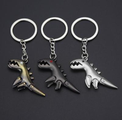 China Decoration FAMA Audited Customized Hot Sale New Design Dinosaur Metal Key Chain for sale