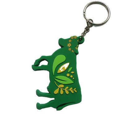 China 2D / 3D Plastic Custom Soft PVC Keychains , Make Rubber Key Chain With Your Logo for sale