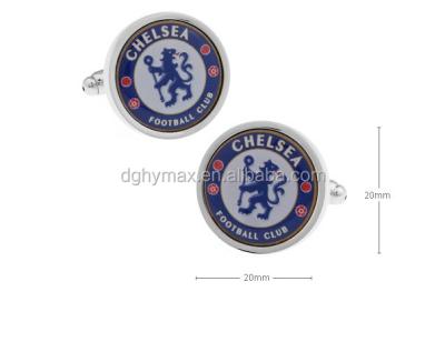 China Custom ALLOY Mens Football Club Cufflinks for sale