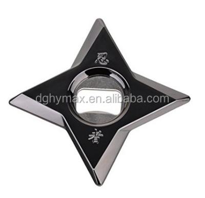 China Europe custom shuriken fridge magnet with bottle opener for sale