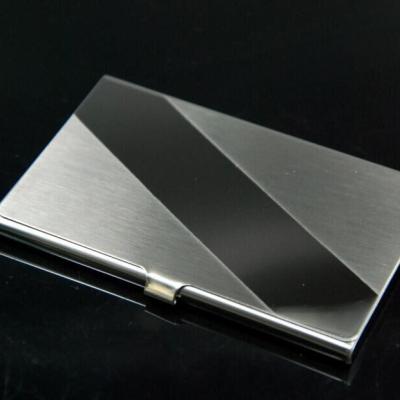 China NATIONAL High Quality Metal Business Card Holder, Name Card Holder, Custom Logo Available for sale