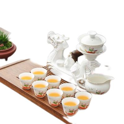 China Making tea is not hot The Best Dragon Boat Art Style Tea Set High End Gift Box And Best High End Gift Of the Chinese Zodiac In 2024 for sale