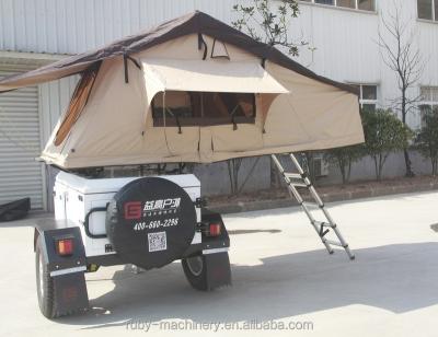 China White Australian Standard Travel Trailer Folding Camper Trailer With Independent Suspension for sale