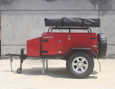 China Popular Australian SS Cargo Box Trailers Tent Road Offroad Standards Australian Camper Supplier for sale