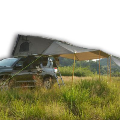 China Extended Type TORUK 4x4 4WD Side Car Sun Shelter Off Road Car Top Tent Canvas Top Tent On Land Camping for sale