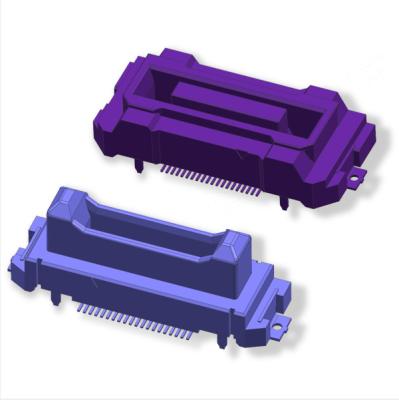 China Floating Board to Board Connector 0.5mm Pitch Single Slot SMT match HRS FX23L for sale