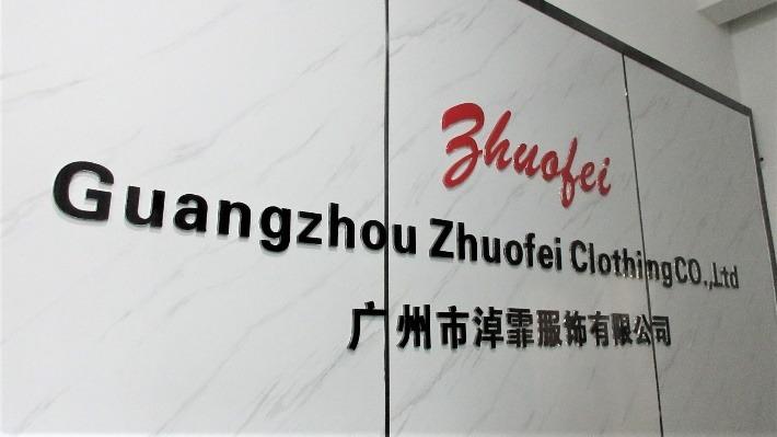 Verified China supplier - Guangzhou Zhuofei Clothes Co., Ltd.