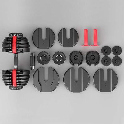 China Adjustable Dumbbells Set 24kg Adjustable Dumbell Set Adjustable Dumbbell For Sale for sale