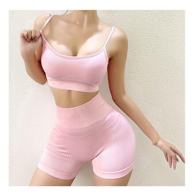 China Breathable in sell and wear fitness yoga and yoga shorts set with yoga clothes for women for sale