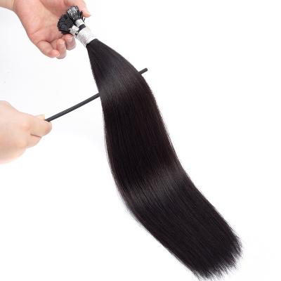 China Russian Wholesale Silky Straight Double Ended Hair Extension Straight Straight Hair Factory Henan Yicheng Wave Prebonded Hair Flat-tip Hair for sale