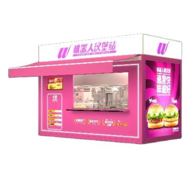 China China's best-selling high efficiency commercial machine with scan code function fully automatic hamburger robot for sale