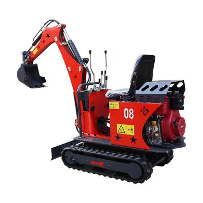 China Building Material Shop Hot Selling Product Micro Digger 0.8 Ton Crawler Micro Small Mini Excavator With Reasonable Price for sale