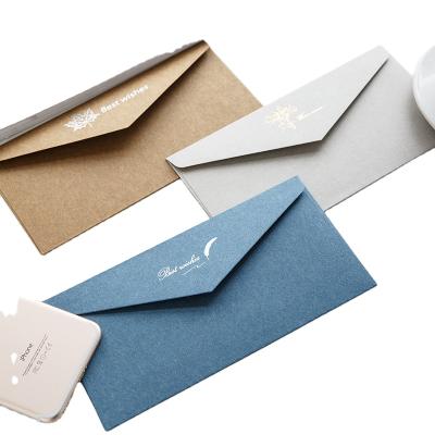 China Chinese Wholesale 220*110 Cheap Gift Envelope Supplier Envelopes DL C4 C5 Custom Envelope With LOGO for sale