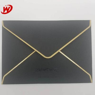 China Business Envelope China Suppliers Wholesales New Designs Paper Envelopes Vintage Black European Style For Cards for sale