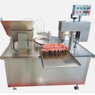 China Pharmaceutical Automatic Vial Oral Liquid Filling And Capping Machine Oral Liquid Filling And Sealing Machine for sale