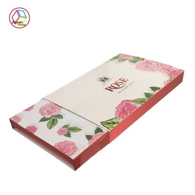 China Rose Flavor Empty Chocolate Gift Boxes , Decorative Chocolate Boxes for sale