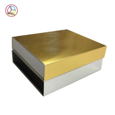 China Gold Chocolate Box Plastic Coating Feature ISO9001 Certification for sale