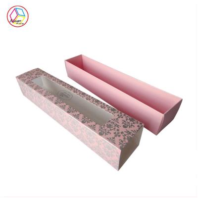 China Birthday Cupcake Boxes With Clear Window Sliding Type OEM Service for sale