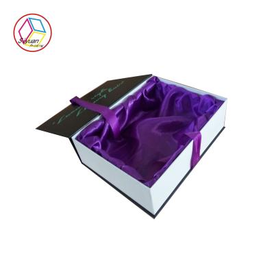 China Custom Printed Hair Weave Boxes Surface Technology Glossy Lamination for sale