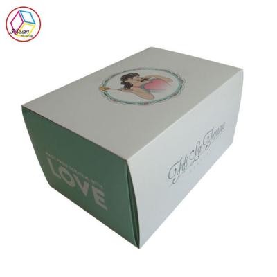 China Food Safe Grade Paper Cupcake Boxes , Cupcake Packaging Boxes for sale