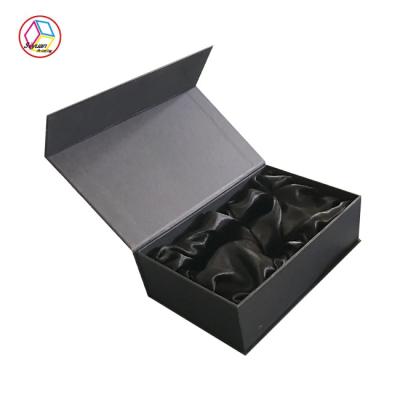 China Flip Gold Foil Hair Extensions Packaging Box Matte Lamination With Insert for sale