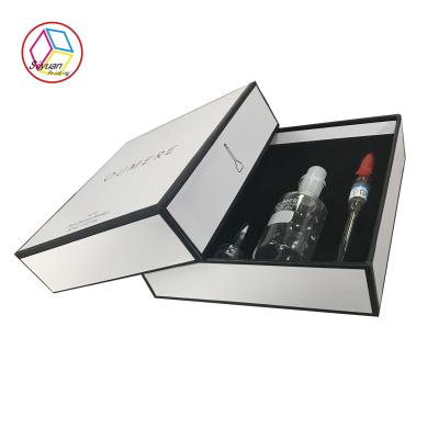 China White Two Pieces EVA Insert Cosmetic Gift Box For Perfume Packaging for sale