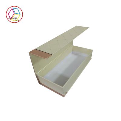 China Full CMYK Color Printing Cosmetic Gift Box With Debossing Effect Flip Structure for sale