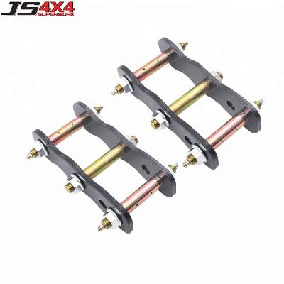 China Auto Suspension Parts Rear Leaf Spring 2~inch Rear Extended Lift Up Shackles Fit For D-max for sale