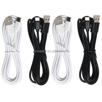 China Factory Original 2A High Quality Micro USB MP3/MP4 Player Cable For iPhone Samsung Phone Charger Data Sync V8 TYPE C 8pin USB Cable Black/White for sale