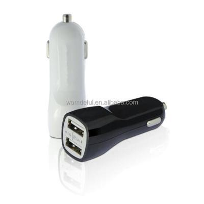 China UniversalÂ   Multi Usb Phone Car Charger Portable Electronics 2 Dual USB Duck-Bill Style Car Charger Adapter For Mobile Phone for sale